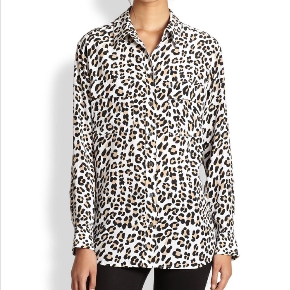 Equipment Signature Silk Button Down Shirt